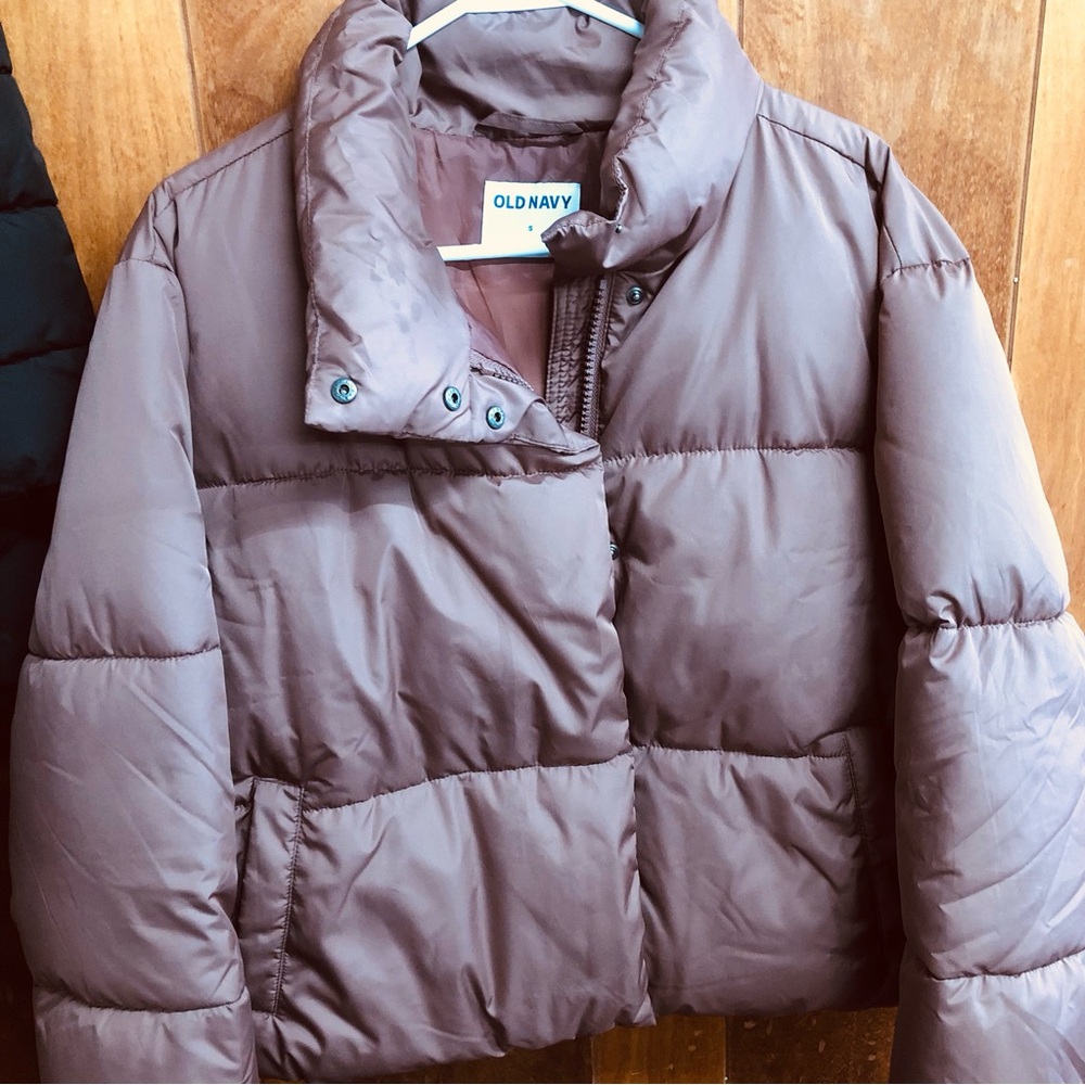 Old Navy Women’s Brown Puffer Jacket